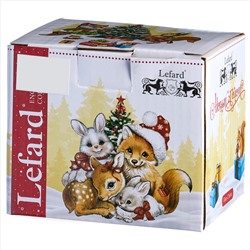 КРУЖКА LEFARD "С НОВЫМ ГОДОМ!" 300 МЛ КРАСНАЯ (КОР=36ШТ.)