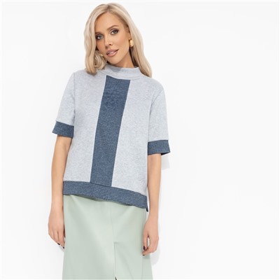 Водолазка вискозная, Фирменное приветствие (серая)