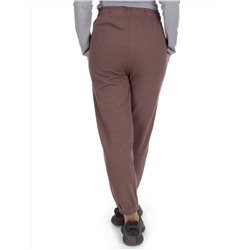 J-02 BROWN Брюки спортивные женские (85% хлопок, 15% полиэстер)