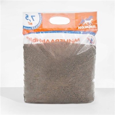 Наполнитель минеральный комкующийся "Пижон", 7,5 кг