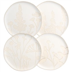 НАБОР ТАРЕЛОК ОБЕДЕННЫХ BRONCO "FIELD" 4 ШТ 25,5*2,5 СМ (КОР=6НАБ.)