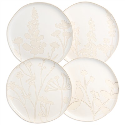 НАБОР ТАРЕЛОК ОБЕДЕННЫХ BRONCO "FIELD" 4 ШТ 25,5*2,5 СМ (КОР=6НАБ.)