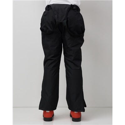 Горнолыжные мужские брюки зимние черного цвета 9800Ch
