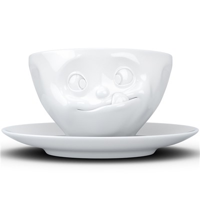 Чайная пара Tasty, 200 мл, белая