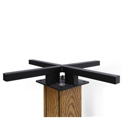 Основание для стола SHT-TU22
                        дуб брашированный корич / черный муар