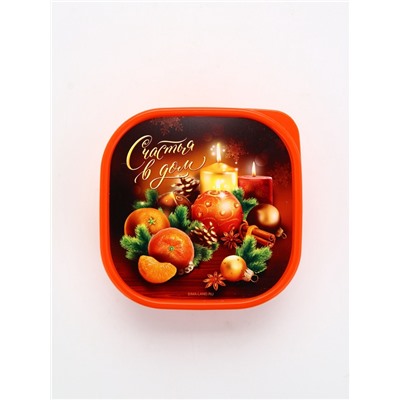 Ланч - бокс новогодний «Счастья в дом», 700 мл