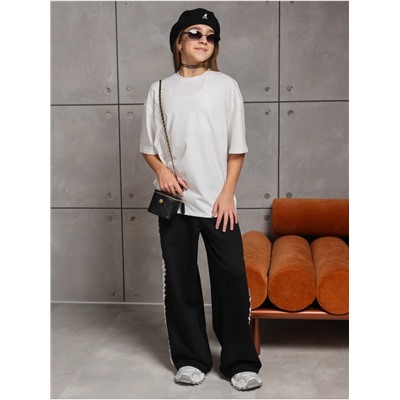 Брюки "Кружево" Черный Девочка