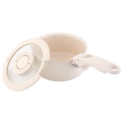 Ковш с крышкой и съемной ручкой Smart Ceramic, Ø18 см