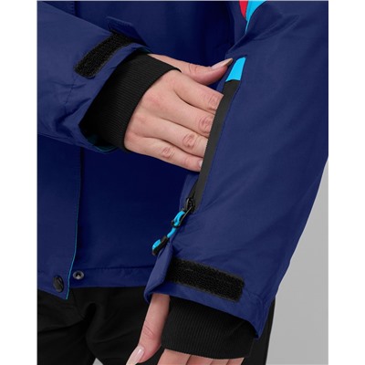 Горнолыжный костюм женский зимний красного цвета 02392Kr