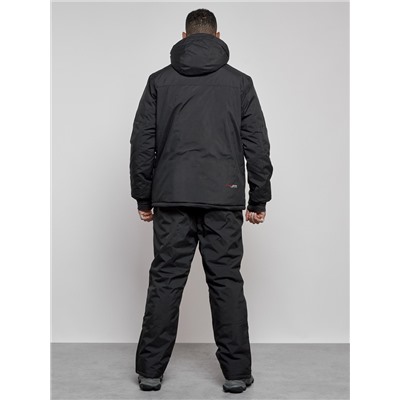 Горнолыжный костюм мужской зимний черного цвета 6306Ch