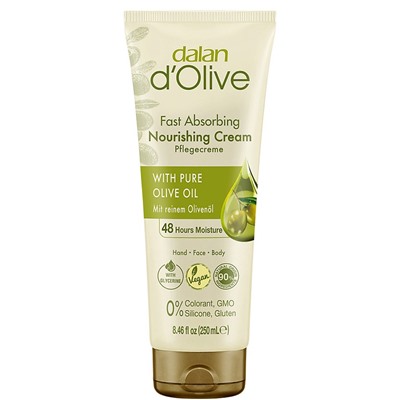 DALAN D'OLIVE Крем д/рук и тела Алое 250 мл(туба)
