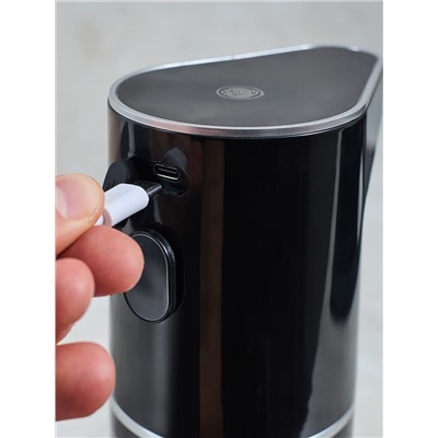 Диспенсер сенсорный для жидкого мыла Lume, 350 мл, черный