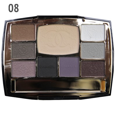 Тени для век C Travel Makeup Palette тени 6 цв. + тени для бровей 2 цв. + пудра 1 цв. № 8 33 g