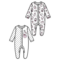 Комбинезон для девочки, 2 шт. в комплекте