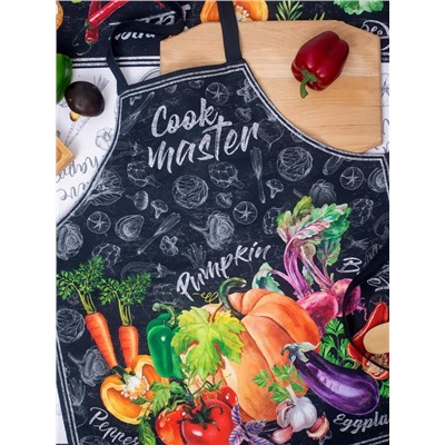 Фартук «Этель: Cook Master» 60х65 см, 100% хл, саржа 190 гр/м2