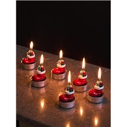 Набор декоративных свечей Festive stocking из коллекции New Year Essential, 6 шт.