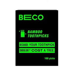 Бамбуковые зубочистки (100 шт), Bamboo Toothpicks, произв. Beco