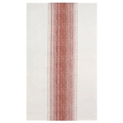 TAGGSIMPA, Tischdecke, weiß/rot,, 145x320 cm