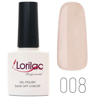 Гель лак Lorilac Professional № 8 10 ml