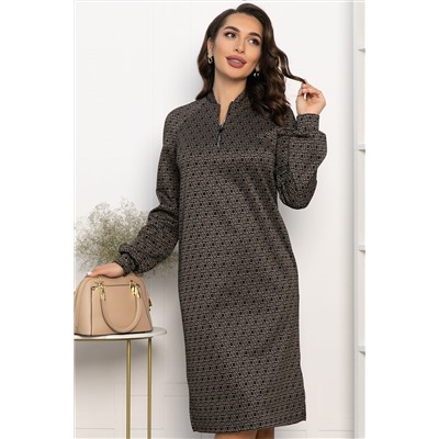 Платье Изящный образ (коричневое) П13749-19М