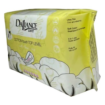 Прокладки гигиенические "DALLIANCE Care COTTON touch SUPER PLUS Ultra" (8 шт.) (10326054)