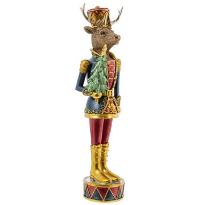 GAEM Фигурка декоративная "Солдатик-олень", L11 W9 H41 см
