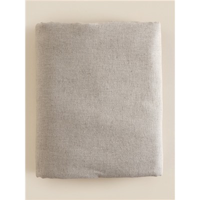 Простыня на резинке SL Home Linen collection 140*200+30 см , цв.бежевый, лён30%/хлопок70%