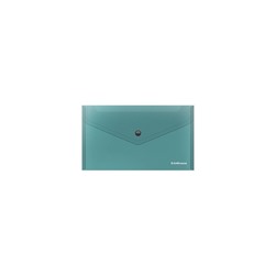 Папка-конверт на кнопке C6, 180 мкм, ErichKrause Vivid, глянцевая, полупрозрачная, микс