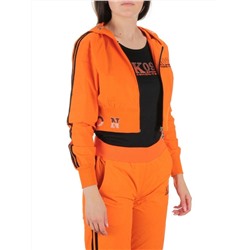 2388 ORANGE/BLACK Костюм спортивный тройка женский (100% полиэстер )