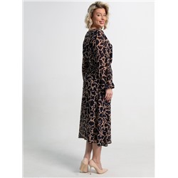 Платье Идиллия (сине-бежевое) П15379-16М