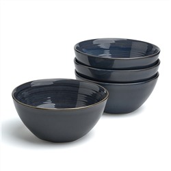 НАБОР САЛАТНИКОВ BRONCO "CONCEPT" ДИАМЕТР= 15,5 СМ 4 ШТ. СИНИЙ