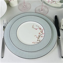 145-633 Набор из 6 тарелок 21,5см САКУРАуп.(х10)Костяной фарфор