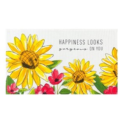 Полотенце кухонное Доляна Happiness looks 35х60 см, 100% хлопок, 160г/м2