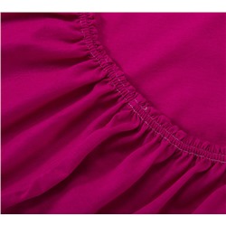 Простыня трикотажная на резинке бордовый Текс-Дизайн