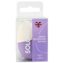 SOLOMEYA Спонж для макияжа Капля VIOLA & CREAM (кор)