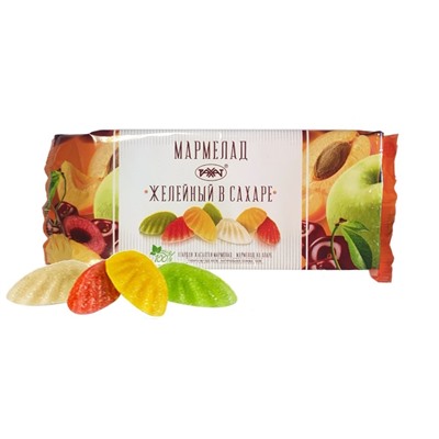 КЗ Мармелад Желейный в сахаре (флоупак) 200гр, Рахат