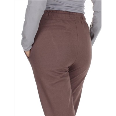 J-02 BROWN Брюки спортивные женские (85% хлопок, 15% полиэстер)