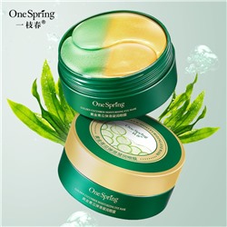 Гидрогелевые патчи с экстрактом огурца и морских водорослей One Spring Golden Cucumber , 60 шт.