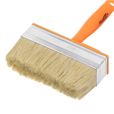 Кисть-ракля, 40х140 мм, натуральная щетина, пластмассовый корпус, пластмассовая ручка Sparta