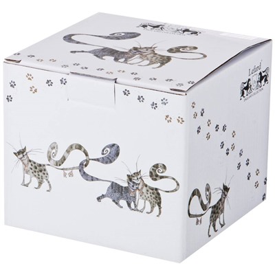 ВАЗА НА НОЖКЕ LEFARD "КОТИКИ"13*11 СМ (КОР=12ШТ.)