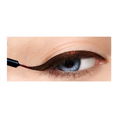 Jigott Водостойкая жидкая подводка для глаз / Cat's Eye Waterproof Liquid Eyeliner Black Brown, черно-коричневый