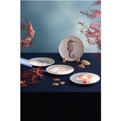 Набор из четырех тарелок Aquarium из коллекции Sea treasures, Ø21,5 см