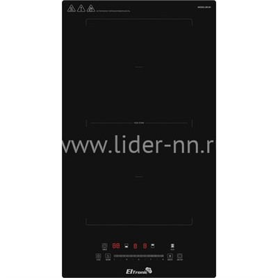 Варочная панель индукционная ELTRONIC (88-09) 2 конфорки (черная)