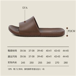 Slide, slippers, summer non-slip footwear indoor, 2023 collection