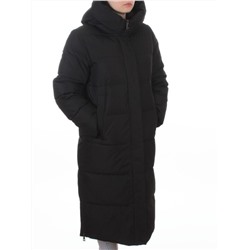 L667 BLACK Пальто зимнее женское (200 гр. холлофайбер)
