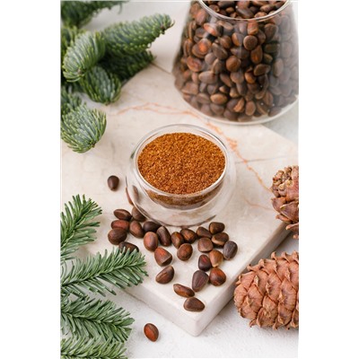 Кедровая клетчатка с ОБЛЕПИХОЙ и ЧИА / Cedar Immuno / дой-пак / 250 г / Сибирский кедр