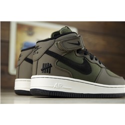 Зимние Nike из натуральной плотной кожи и нейлона