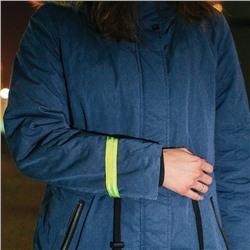 Светоотражающая лента-стропа, 20 мм, 5±1 м, 2 полосы, салатовая