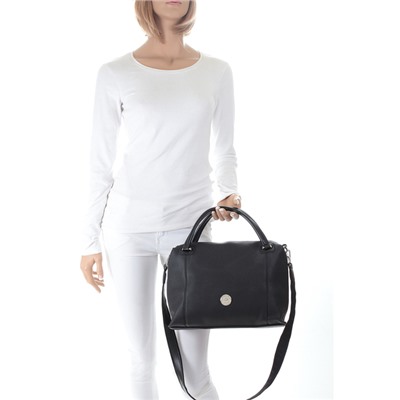 Женская сумка экокожа Richet 2731-08-08 Черный microfiber