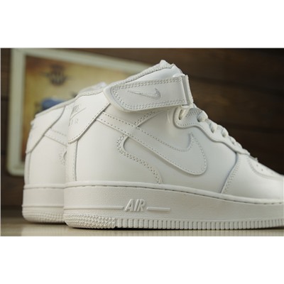 Зимние Nike Air Force из натуральной кожи